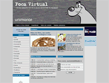 Tablet Screenshot of focavirtual.unimonte.br